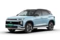 Dual Tone: Ocean Blue and Abyss Black Hyundai Creta Electric Ocean Blue and Abyss Black